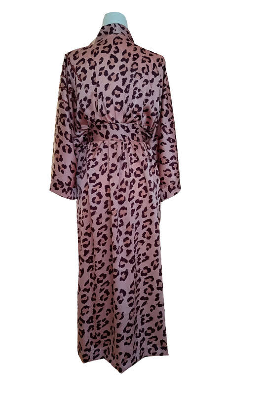 Kimono Leopardo Rosa